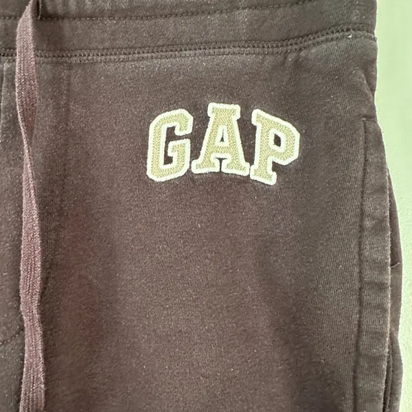 Gap Men’s Small Logo Sweatpants Joggers Brown - Image 3