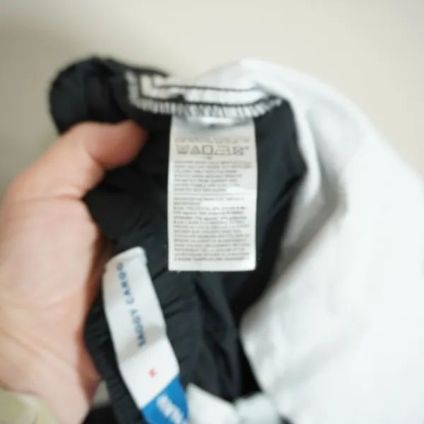 Old Navy Women's Medium Black Baggy Cargo Pants Cotton Nylon Utility Trousers - Image 8