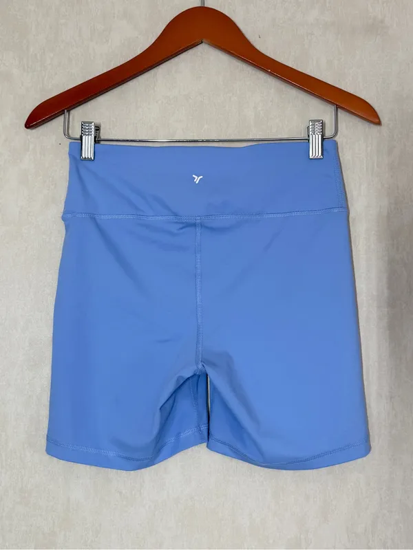 Old Navy Women’s High-Waisted PowerSoft Biker Shorts 6” in Blue Overall M - Image 3