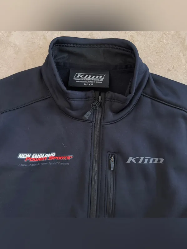 Klim Sundance Women’s M Mid-Layer Jacket Black New England Power Sports Logo - Image 2