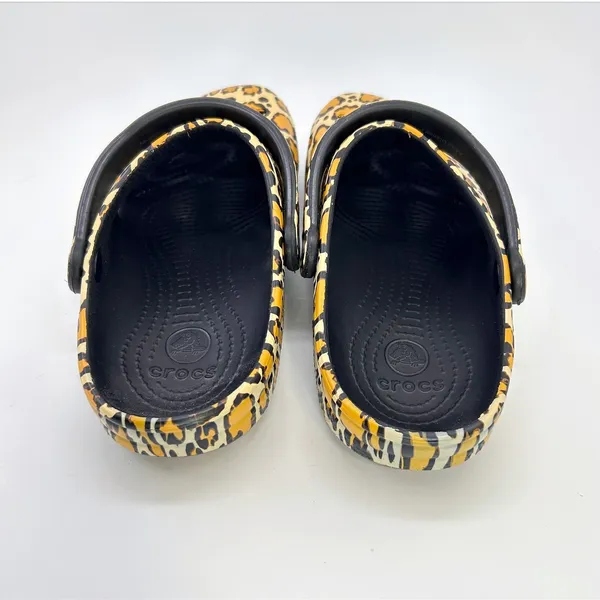 Disney Parks Animal Kingdom Mickey Mouse Leopard Print Crocs Clogs M8 W10 Travel - Image 9