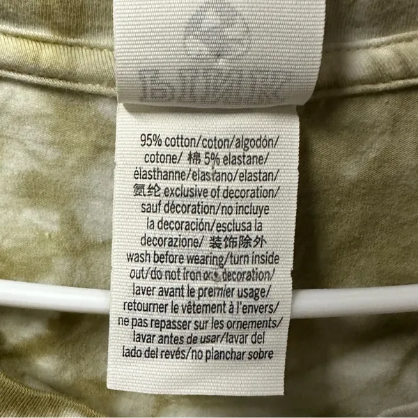 Pink Kinder to the Planet Tie Dye Ruched Short Sleeve Tunic Mini Dress Womens L - Image 9