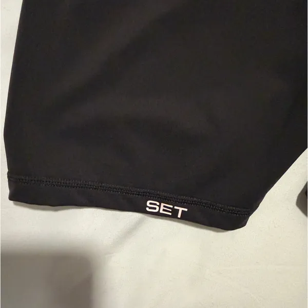Set Active Breathe Gingham Fold-Over Shorts - Image 5