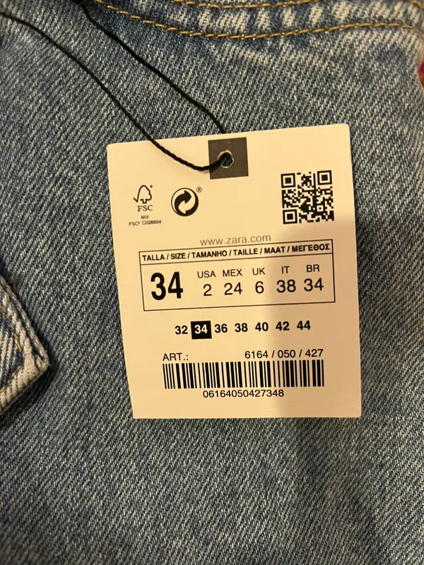 ZARA Wide Leg Jeans - Image 3