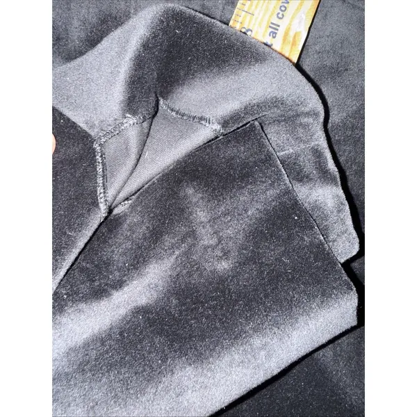 VINCE‎ Black Slim Pants Women S Stretch Pull On Career Minimalist Chic Velour - Image 2