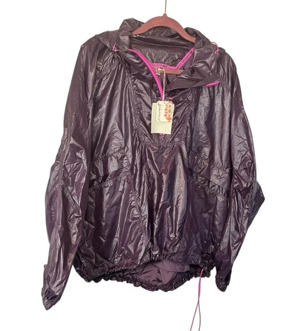 FP Movement Spring Shower Packable Solid Rain Jacket - Image 9