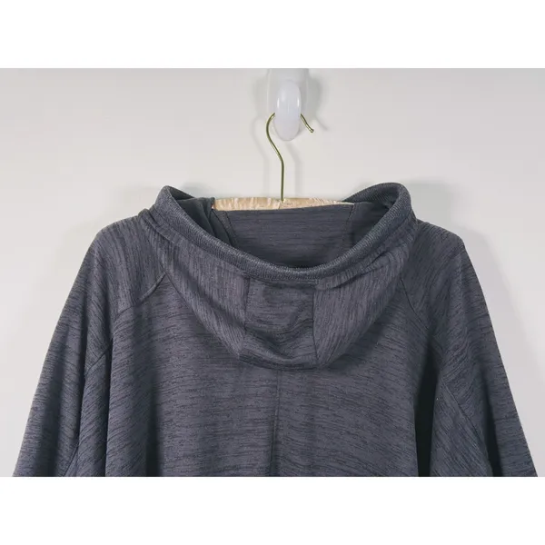 Athleta Blissful Poncho Hoodie Pullover S/M Gray Athleisure Lounge Casual Lagen - Image 5