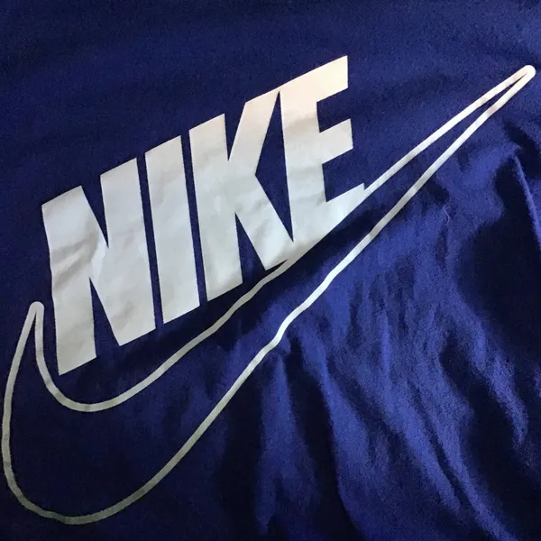 Nike Slim‎ Fit Crop Top Blue Size Medium - Image 3