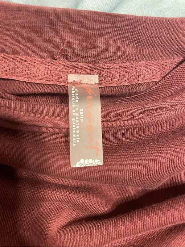 EUC Free People Movement Inspire Layer long sleeve t-shirt in sold out Oxblood - Image 7