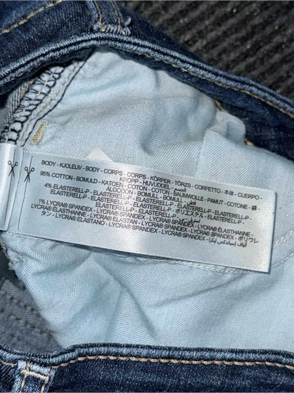 Ariat Ella Wide Leg Slim Trouser Dark Wash Blue Jeans 29 R 10032550 - Image 10