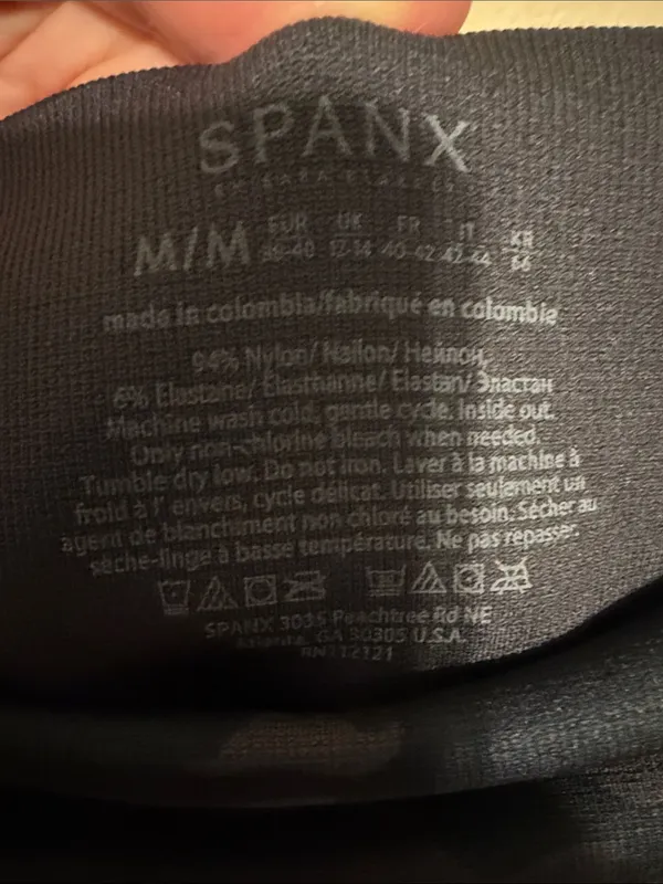 Spanx Look‎ At Me Know Seamless Camo Leggings Size Medium - Image 5