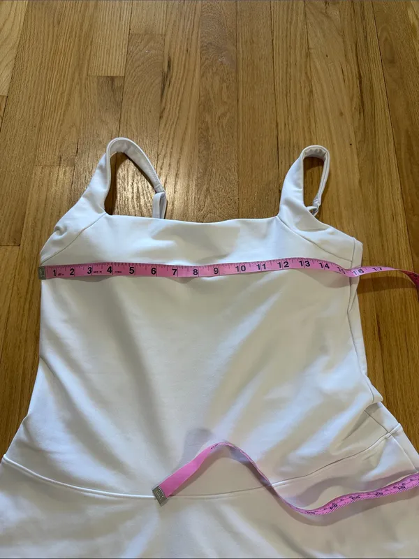 Abercrombie & Fitch YPB White sculptLUX Athletic Minidress Sz L - Image 3