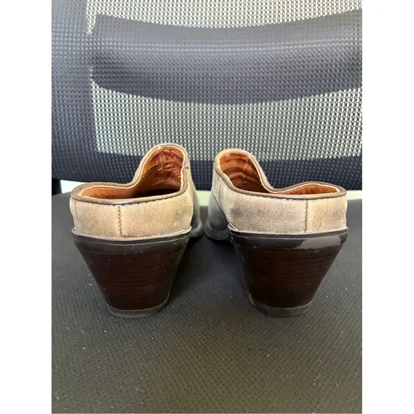 Ariat Desert Star Women’s Sz 8.5B Distressed Tan Leather Cowgirl Western Mules - Image 3