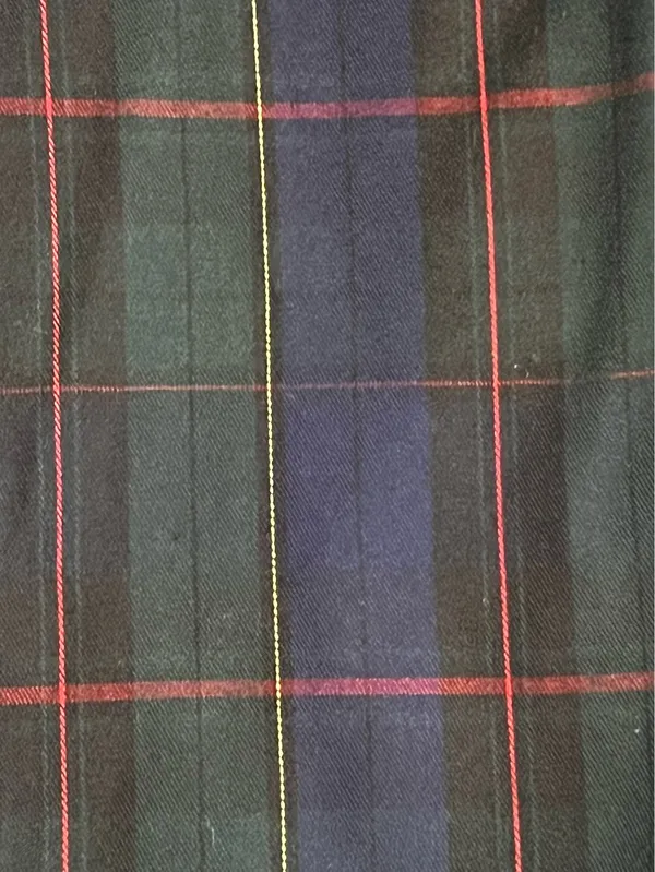 Womens small Forever 21 Plaid zip front pinafore/overall dress-navy/green/red - Image 6
