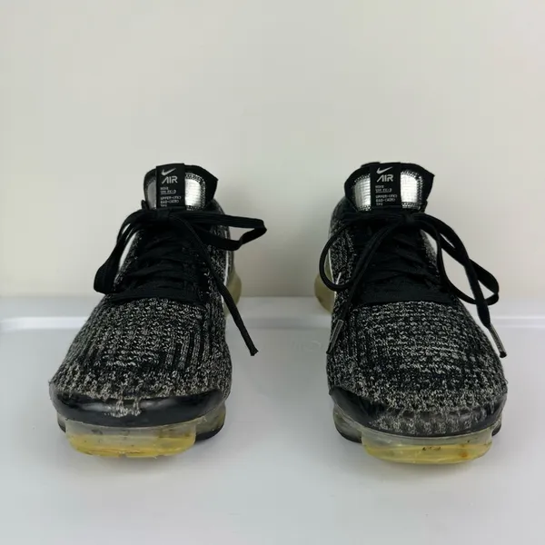 Nike Air VaporMax Flyknit 3 Athletic Running Shoe Sneaker Sz 9 Womens Black - Image 14