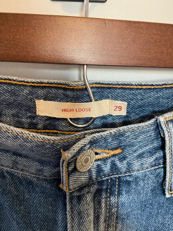 Levi’s Medium Wash High Loose Jeans  - Image 3