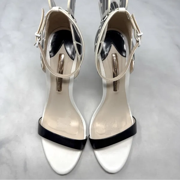 Sophia Webster Evangeline Butterfly Wing Stained Glass Leather Sandal Heels 39.5 - Image 5
