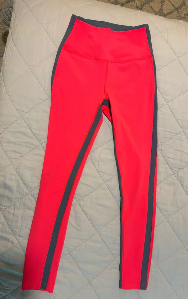 Splits59 Gray And Pink Leggings - Image 2