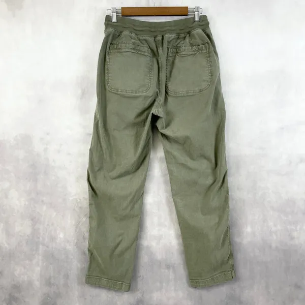 Faherty Women Traveler Pants S Utility‎ Pull On Dark Olive Street Soft Girl - Image 5