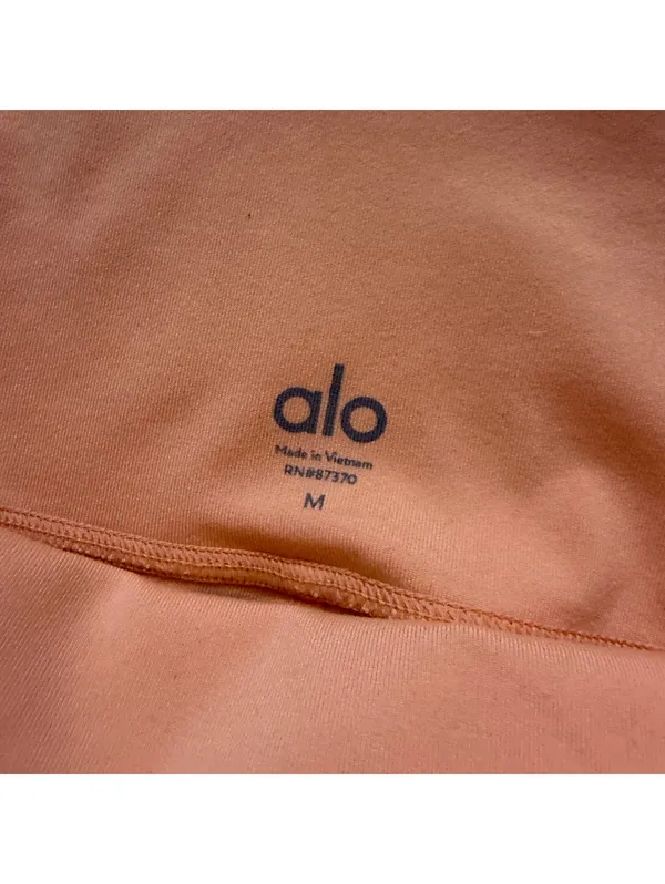 Alo Yoga Airbrush Leggings 7/8 Orange Women's Size Medium - Image 4