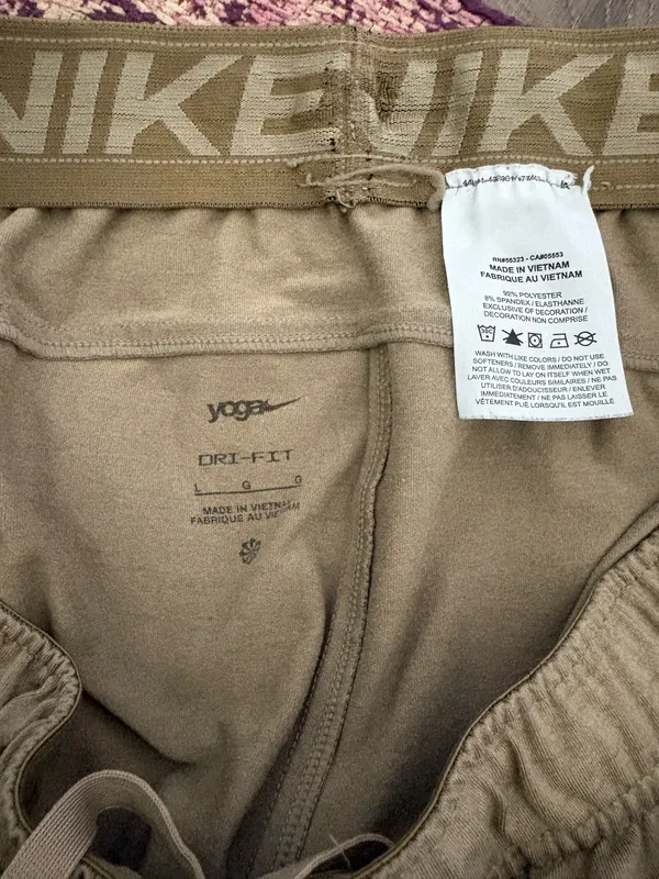 Men’s Nike Joggers Tan - Image 4