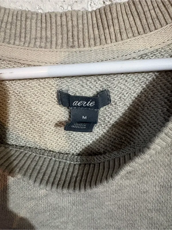 Aerie Oversized Crewneck Sweater | Size: Medium - Image 3