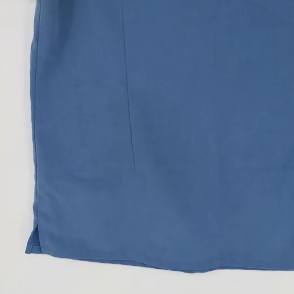 Figs Women's Casma Three-Pocket Scrub Top Size Small Blue V Neck Hospital Office - Image 13