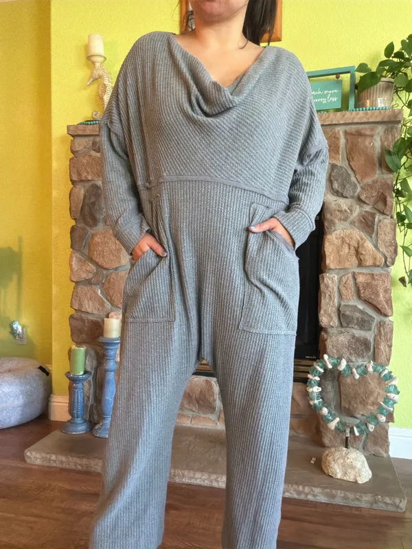 Free People Kickback Fall Jumpsuit  - Image 5