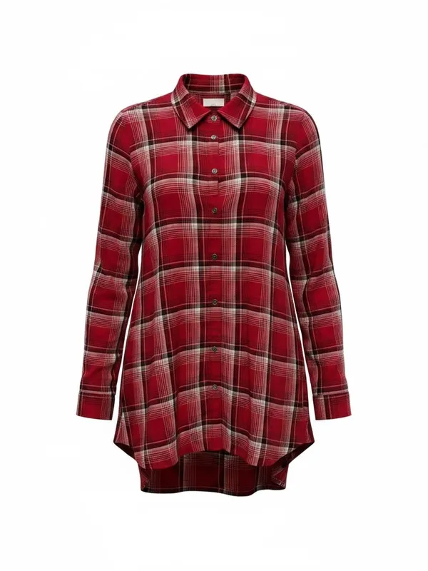J. Jill Red Plaid Button - Image 2