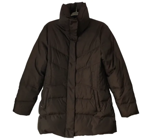 Brown Down Puffer Jacket - Image 2
