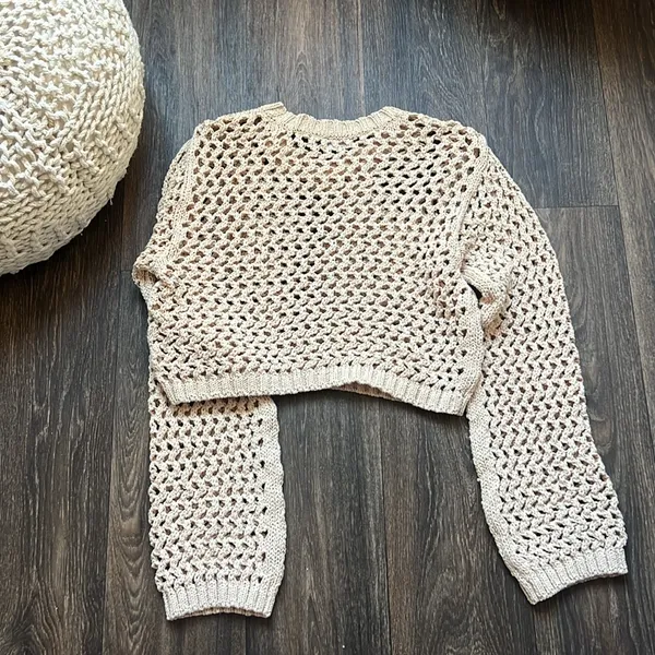 C’Noir Crochet Sweater Cover Up - Image 3