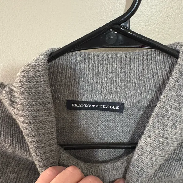Brandy Melville Grey Sweater  - Image 3