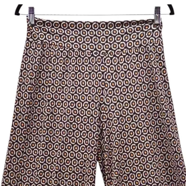 Wide Leg Boho Swim Cover Up‎ Pants Black Large - Image 3