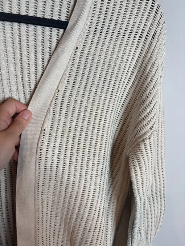 🔆 Express cream knit cardigan sweater - Image 2
