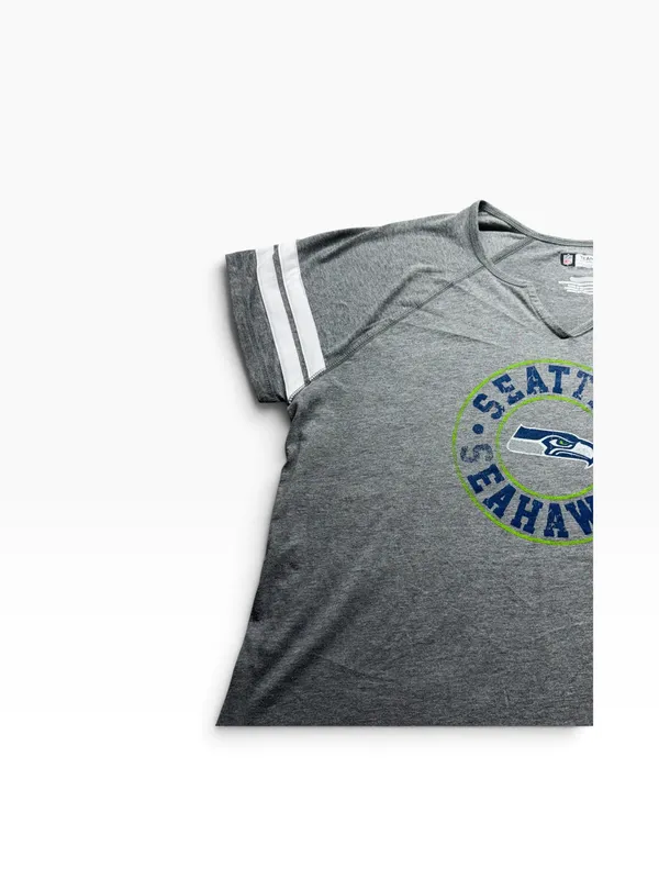 Seattle Seahawks Women’s NFL Team Apparel Gray Tee XXL NWOT Football - Image 4