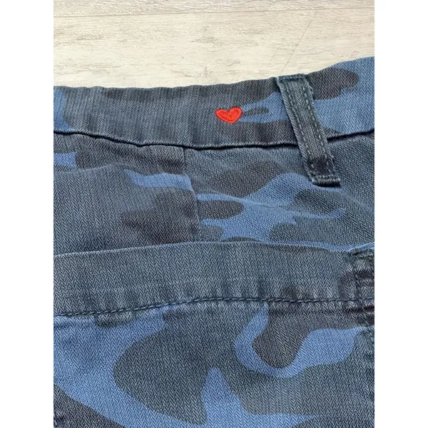 Sundry Womens Camo Jean Jogger Blue Gray Pants Size 28 A4-0004 - Image 7