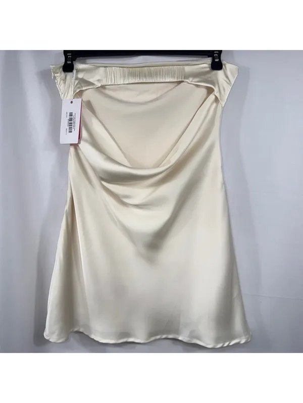 Beginning Boutique Annie Cream Strapless Mini Dress US 6 NWT - Image 8