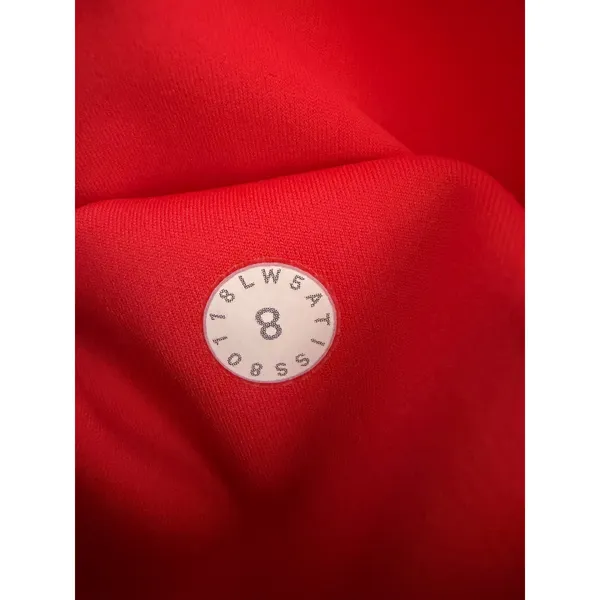 Lululemon Speed Up High-Rise Tight Women Size 8 Red Pockets LW5ATSS Full Length - Image 7