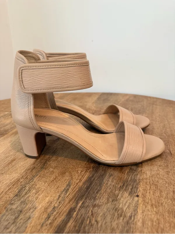 Nurture by Lamaze Leila Block Heel Sandal Nude Blush Leather Size 7.5 - Image 2