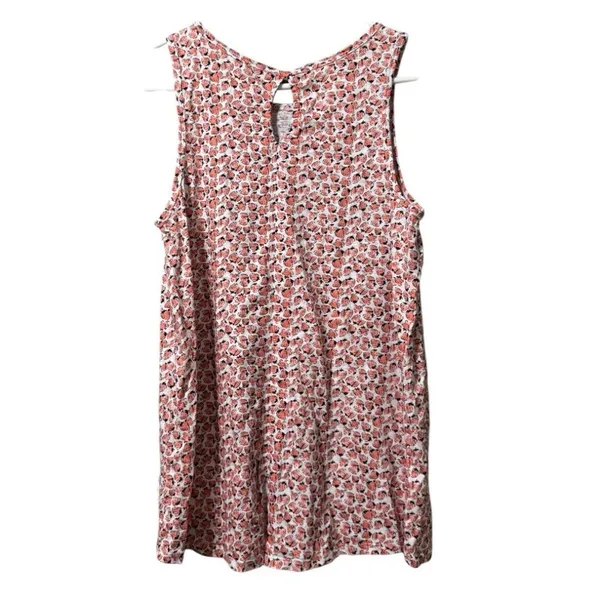 St. Johns Bay Size Medium‎ Sleeveless Women Shirt Cotton Strawberry Keyhole - Image 2