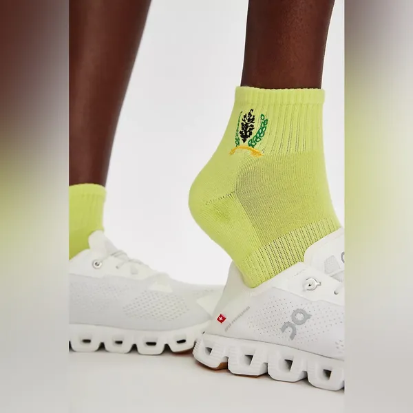NWT Free people Movement Crest Buti Socks In Lime - Image 2