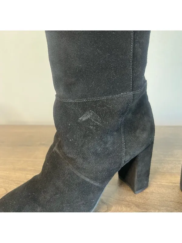 Chinese Laundry Krafty Knee High Women's Black Suede Boot Size 6.5 SKU#11-2348 - Image 8