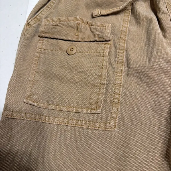 Aerie Women's Cargo Jogger Pants Size Small Tan Beige Casual Drawstring - Image 2