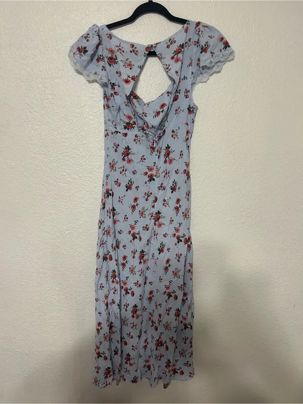 wild fable Light Blue Floral Maxi Dress - Image 3