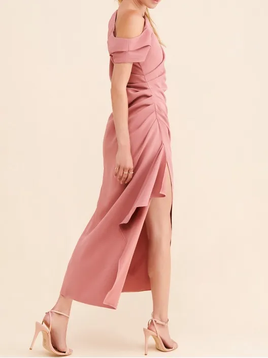 Elliatt Gwenyth Maxi Dress Pink. Size S - Image 11