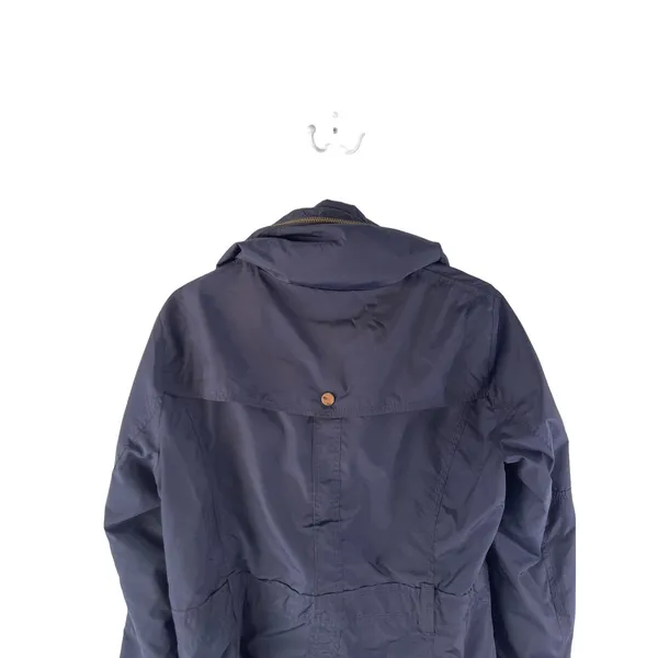 Zara Women's Size‎ XL Navy Blue Lightweight Parka Coat Jacket - Image 3