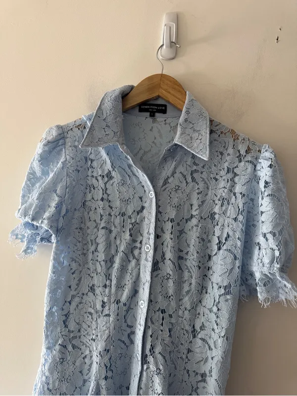 Generation Love Light Blue Swanetta Lace Dress‎ - Image 4