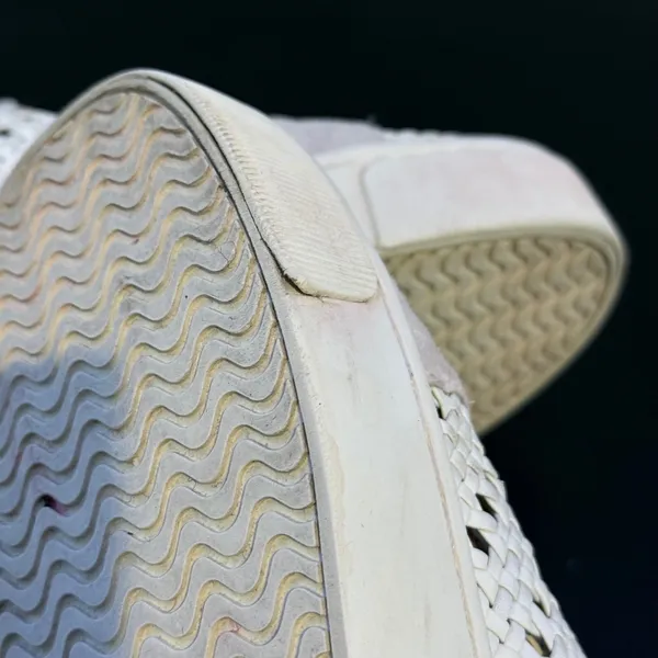 Joie Woven Platform Sneakers Womens 38.5 US 8.5 Basket Wear Flatform Lace Up Shoes - Image 8