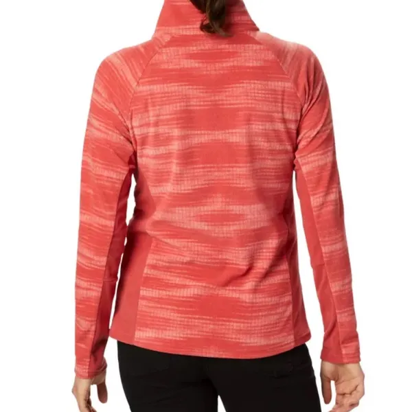 Columbia • Fleece Pink Striped 1/4 Zip Sweater • Women’s size XL • Warm & Cozy - Image 4