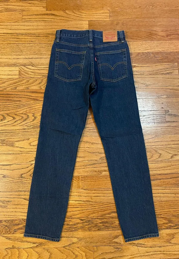 Levi’s Wedgie Dark Wash Jeans - Image 8